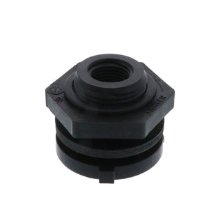 1/2" Polypropylene Bulkhead Tank Fitting with EPDM Gaskets