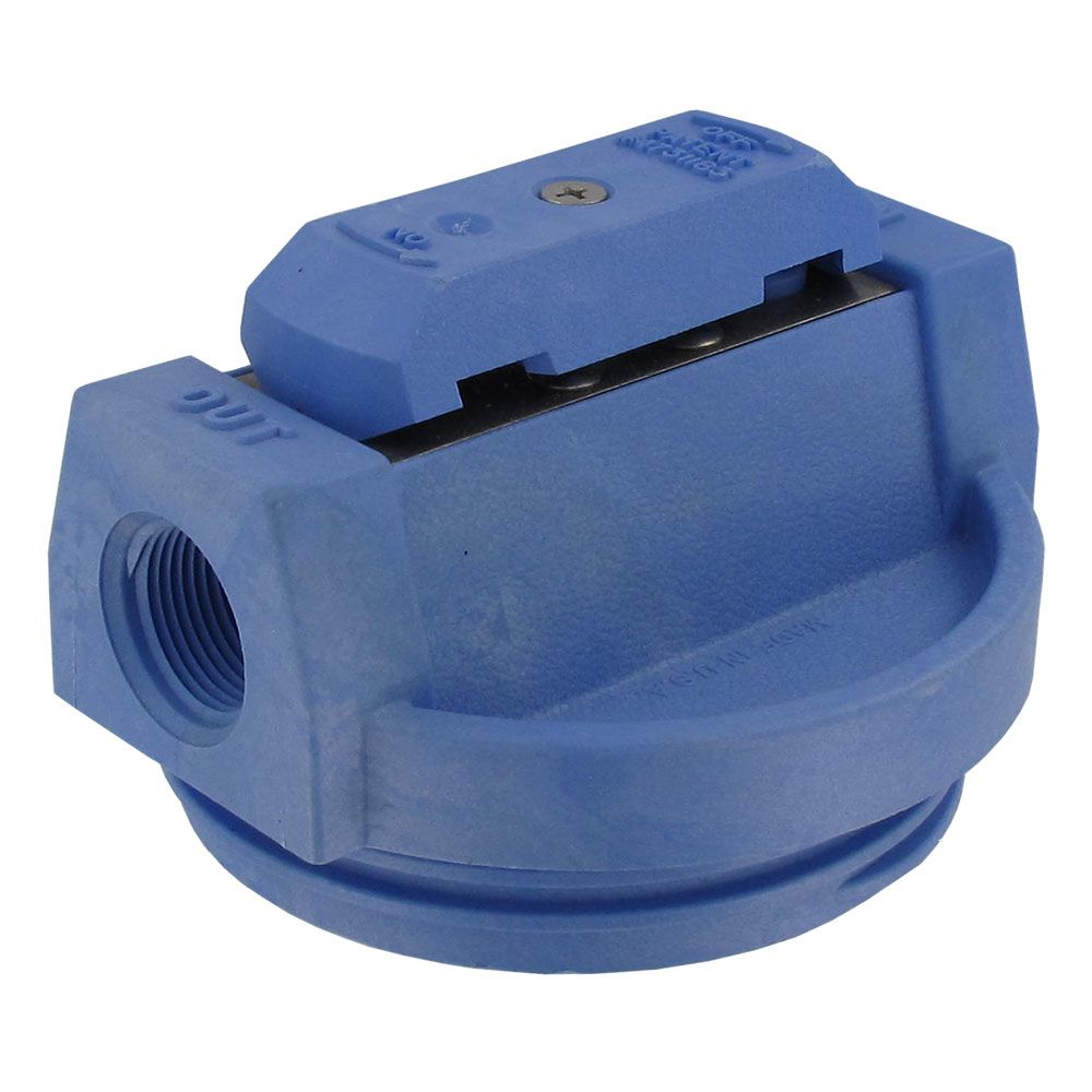 Pentek 154138 Blue VIH Cap for #10 and #20 VIH Housings w/ PR - 3/4" FPT
