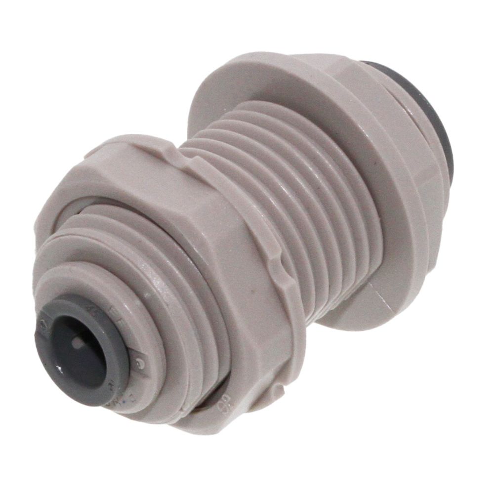 John Guest Bulkhead Union - 1/4 x 1/4