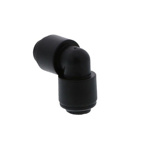 John Guest Reducing Union Elbow BLACK ACETAL - 6mm x 4mm