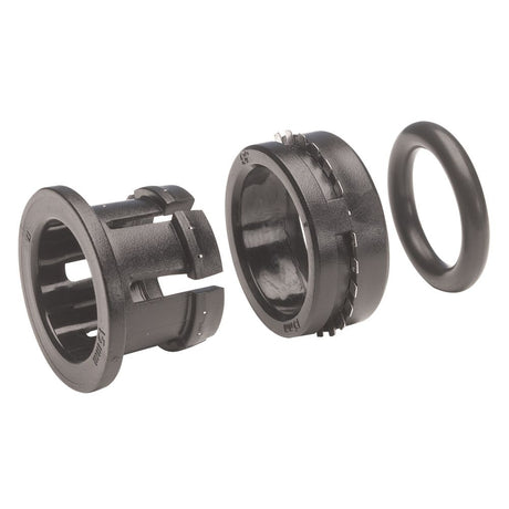 John Guest Plastic Half Cartridge - 8mm Black Single Nitrile O-ring