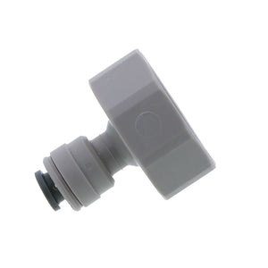 John Guest Tap Adaptor BSP Thread - 1/4" x 3/4" BSP Flat End