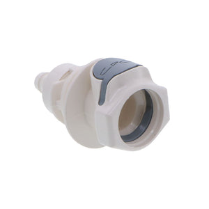 HFC16635 Panel Mount Hose Barb Coupling Body 3/8 ID Barb