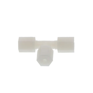 JACO 70-2-N-O Nylon Union Tee 1/8 OD Tube x 1/8 OD Tube x 1/8 OD Tube
