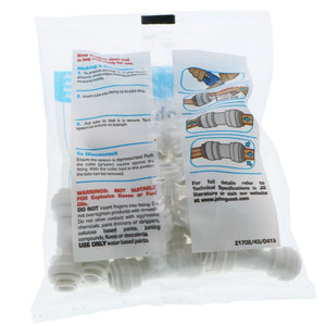 John Guest Reducing Tee Polypro - 1/4 x 1/4 x 3/8 Branch