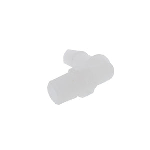 FitQuik PVDF [Kynar] Thread to Tube Elbow Fitting - 1/8 NPT to 1/4 ID Barb