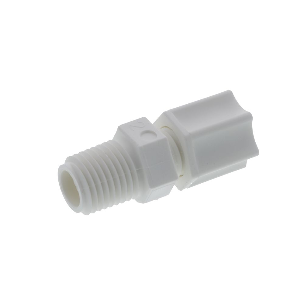 JACO 10-4-4-P-PG Polypropylene Male Connector 1/4 OD Tube x 1/4 MPT ...