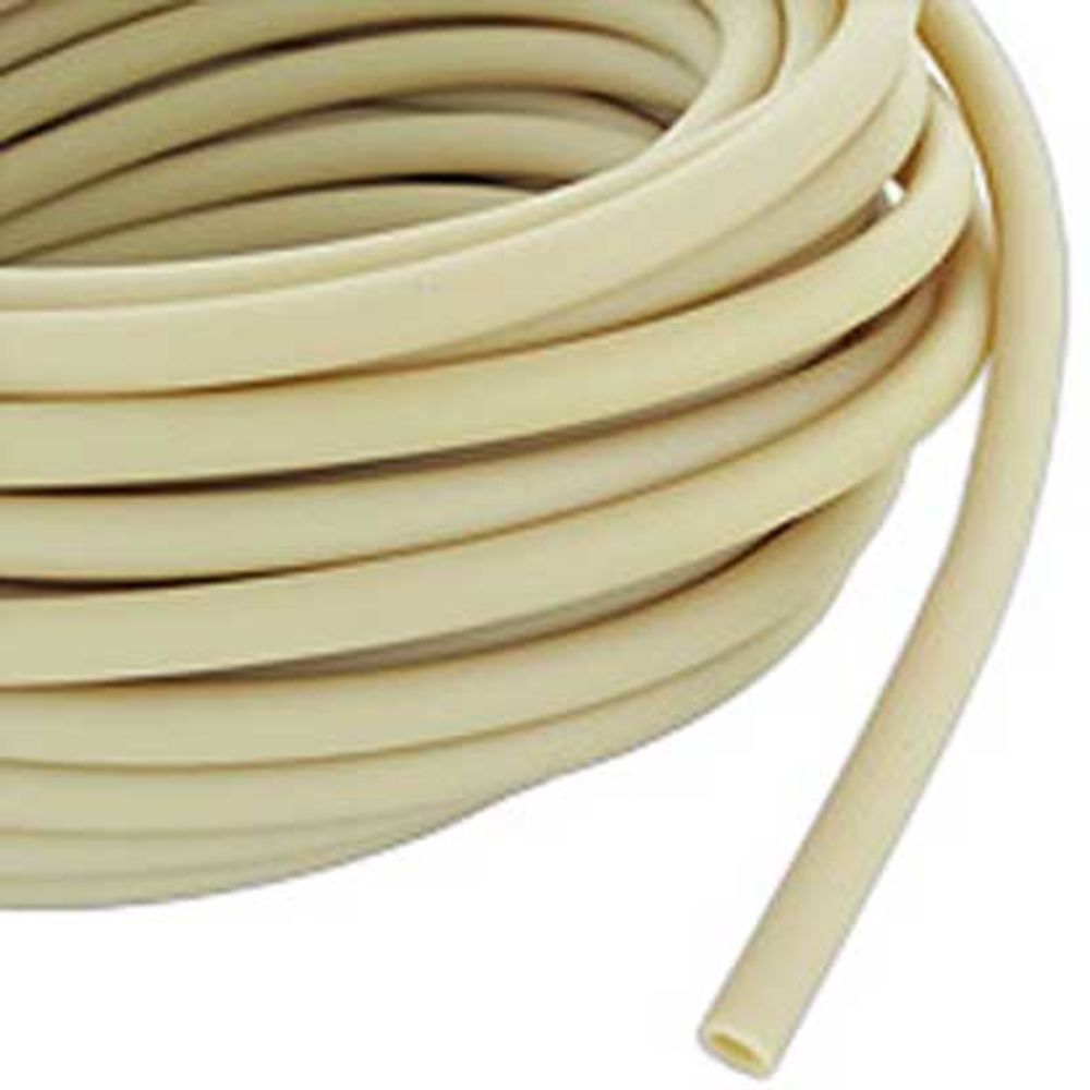 Thermoplastic Rubber Tubing 73A Food Grade Natural [manila] - 3/16 id x 5/16 od