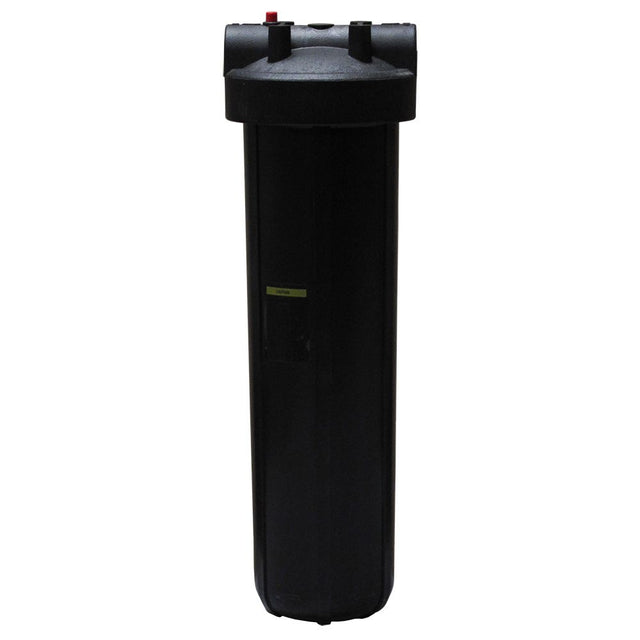 Watts Flowmatic 20" Full Flow Water Filter Housing Black/Black w/ PR - 1" FPT