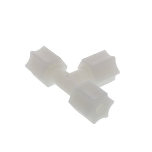 JACO 70-4-N-O Nylon Union Tee 1/4 OD Tube x 1/4 OD Tube x 1/4 OD Tube