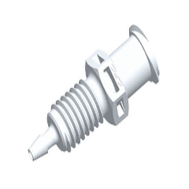 PMLF2130 Luer Fitting White Nylon Panel Mount Female Luer X 1/16 HB