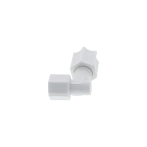 JACO 45-4-2-P-PG Polypropylene Female Elbow 1/4 OD Tube x 1/8 FPT