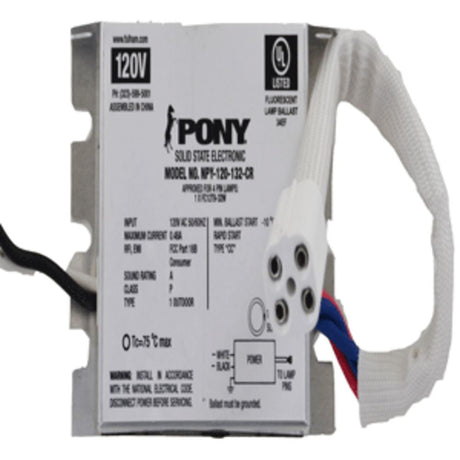 Fulham Pony Electronic Ballast NPY-120-132-CR