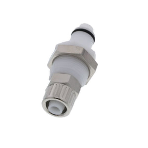 PLCD40006 Valved Panel Mount PTF Coupling Insert 3/8 PTF