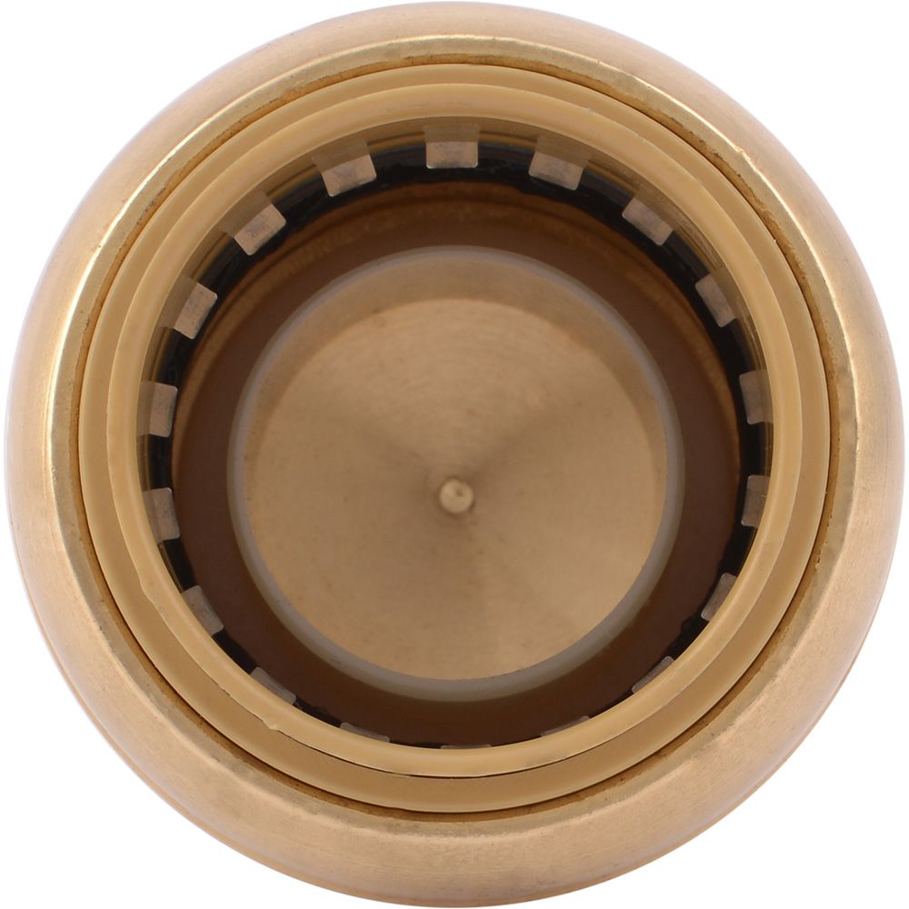 SharkBite® U520LF Lead-Free Brass Push-to-Connect End Stop - 1"