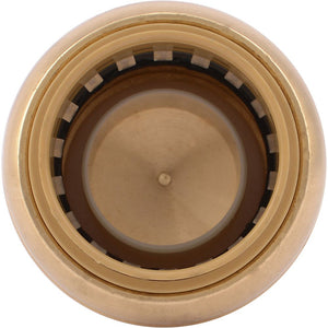 SharkBite® U520LF Lead-Free Brass Push-to-Connect End Stop - 1"