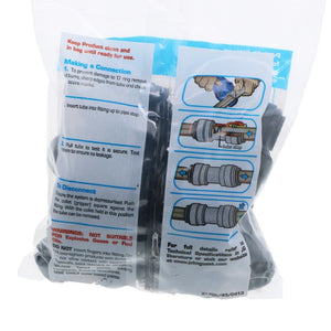 John Guest Union Elbow BLACK ACETAL - 12mm