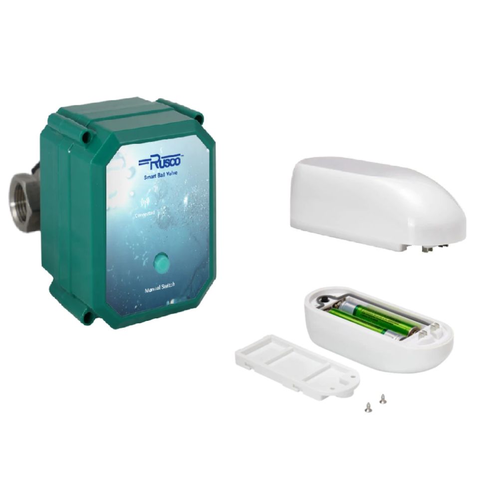 Rusco Smart Ball Valve [wifi] with 2 Smart Leak Detectors