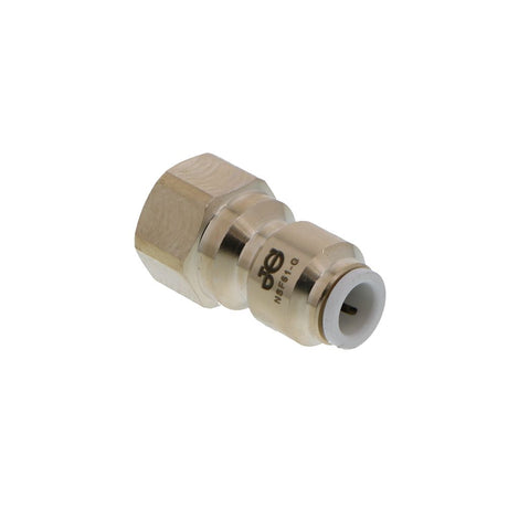 John Guest Lead Free Brass Flare Female Connector - 1/4 x 1/4 FFL