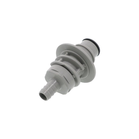 HFCD42612 Valved Panel Mount Hose Barb Coupling Insert 3/8 ID Barb