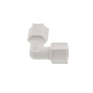 JACO 50-6-P-PG Polypropylene Union Elbow 3/8 OD Tube x 3/8 OD Tube
