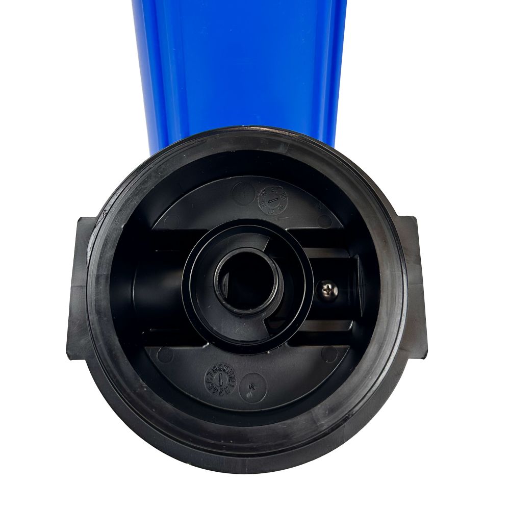 20" Neo-Pure Standard Water Filter Housing Black/Blue with Pressure Relief - 3/4" FPT Open Box