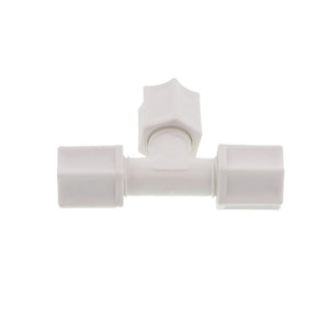 JACO 70-5-P-PG Polypropylene Union Tee 5/16 OD Tube x 5/16 OD Tube x 5/16 OD Tube