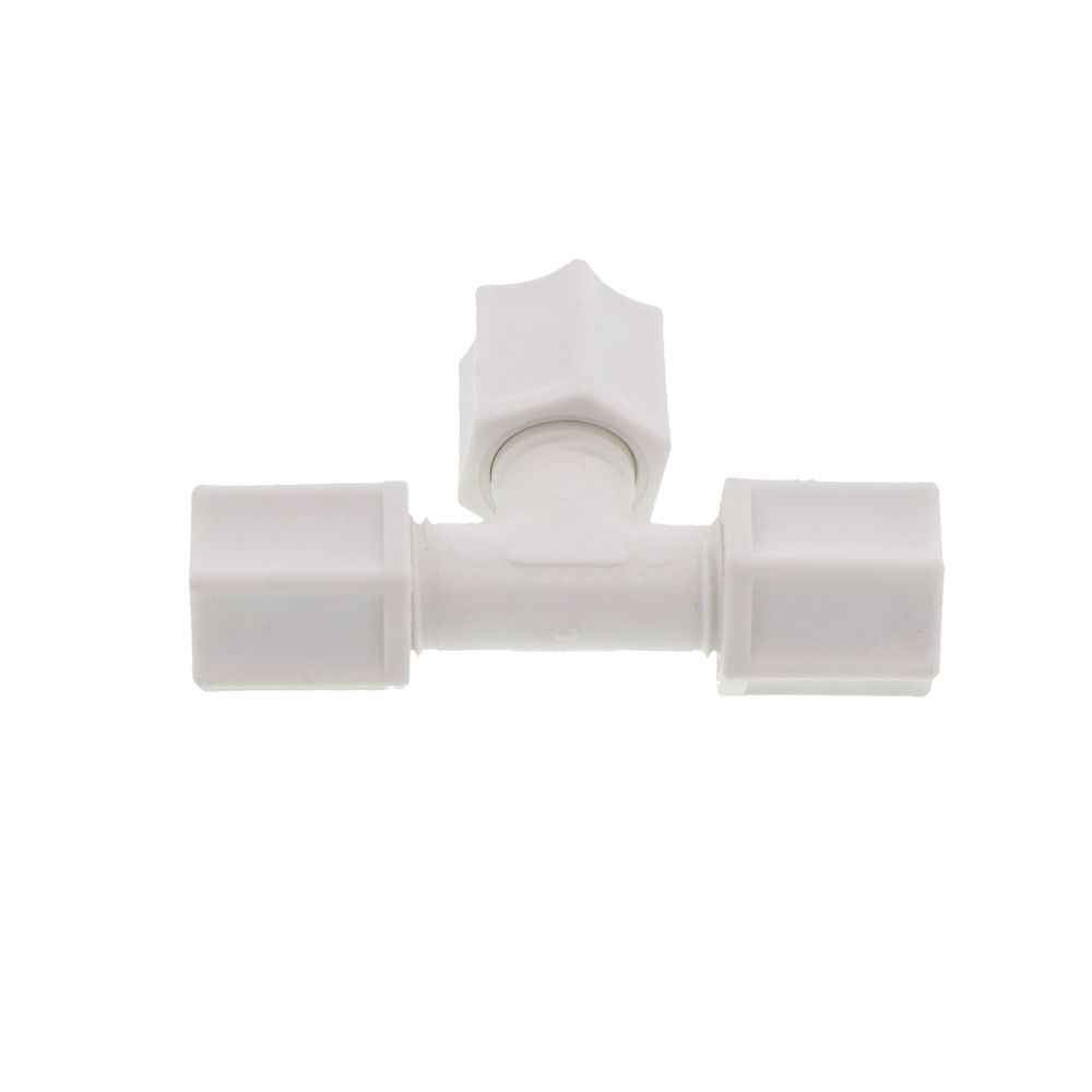 JACO 70-5-P-PG Polypropylene Union Tee 5/16 OD Tube x 5/16 OD Tube x 5/16 OD Tube