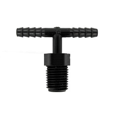 Barb Tee x Male Branch - 1/2 ID x 3/8 MNPT