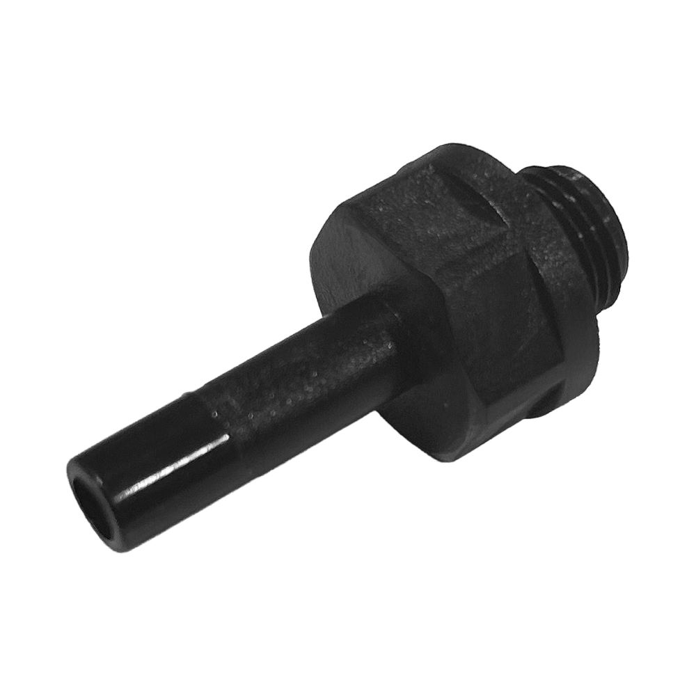 NeoFit - Acetal Black Stem Adapter 6mm stem x 1/4"BSPT
