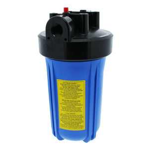 10" Neo-Pure Big Flow Filter Housing Blue Sump/Black Cap 1" with Pressure Relief