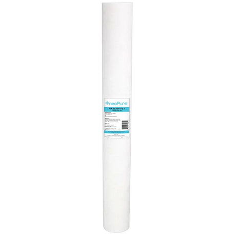 Neo-Pure MB-25200-05-S 2-1/2" x 20" Polypropylene Sediment Depth Filter 5 Mic with Spring End Cap