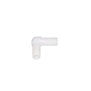 NeoFit - Acetal Natural White Stem Barb Elbow Connector 3/8"stem x 3/8"barb