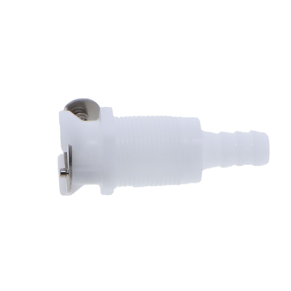 PLC16005 Panel Mount Hose Barb Coupling Body 5/16 ID Barb