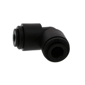 John Guest Reducing Union Elbow BLACK ACETAL - 6mm x 4mm