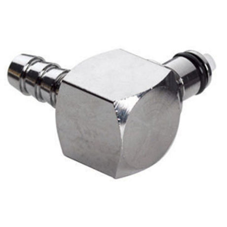 MCD2304 Elbow Hose Barb Valved Coupling Insert 1/4 ID Barb