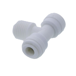 DMfit Male Tee Union - 1/4" Push-in X 1/4" NPTF