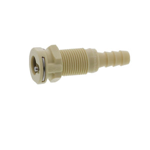 PMC160412 Panel Mount Hose Barb Coupling Body 1/4 ID Barb