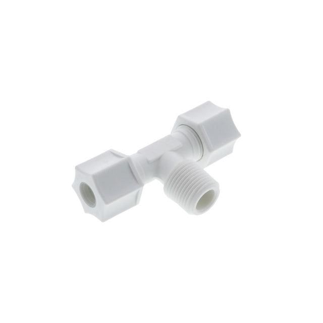 JACO 60-6-6-P-PG Polypropylene Male Branch Tee 3/8 OD Tube x 3/8 MPT