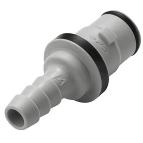 NS2D220412 Valved In-Line Hose Barb Coupling Insert 1/4 ID Barb