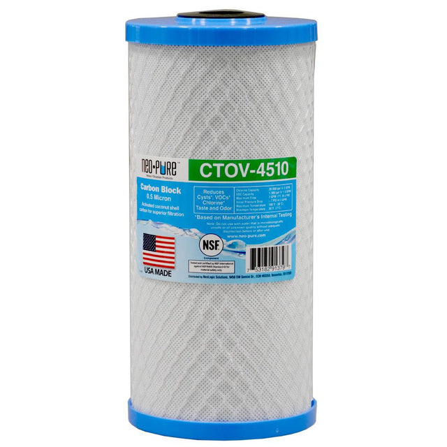 Neo-Pure CTOV-4510 Carbon Block Filter Cartridge