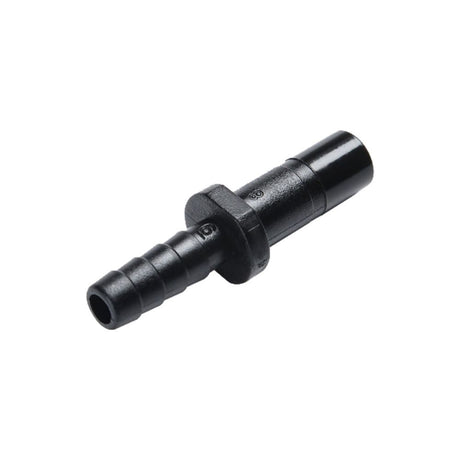 NeoFit - Acetal Black Stem Barb Connector 8mm [5/16"] stem x 3/8"barb