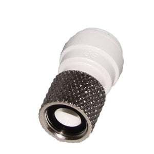 John Guest 3/8" x 9/16"-24" [UNEF] Female Connector - White