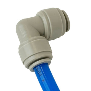 NeoFit - Acetal Gray Union Elbow 4mm[5/32"] tube x 4mm[5/32"] tube