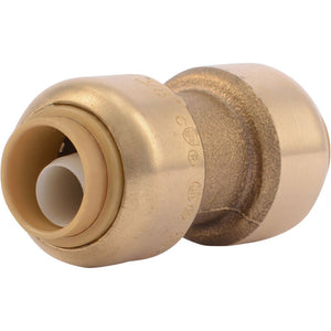 SharkBite® U006LF Lead-Free Brass Push-to-Connect Coupling - 3/8" x 3/8"