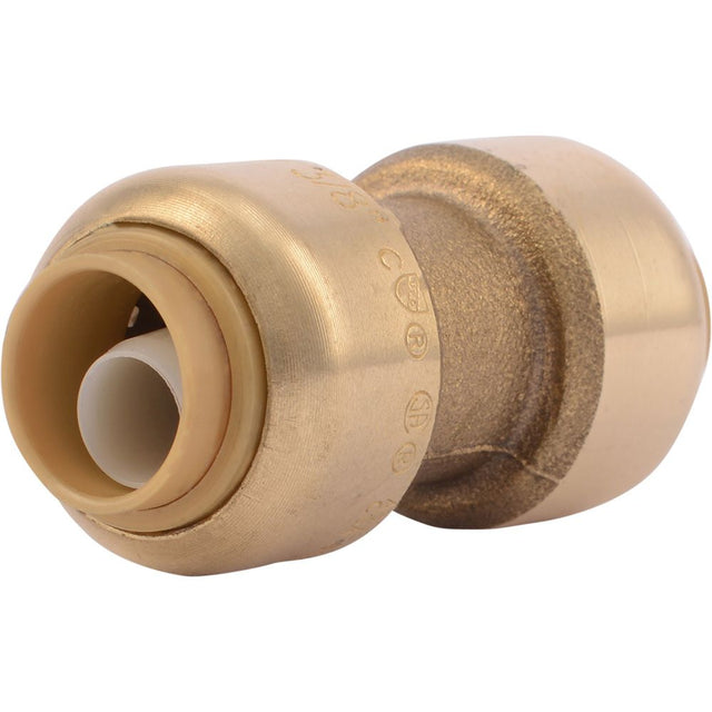 SharkBite® U006LF Lead-Free Brass Push-to-Connect Coupling - 3/8" x 3/8"