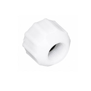neoFit - Acetal Natural True White F/F Reducer 1/4" x 3/4" Thread BSPP