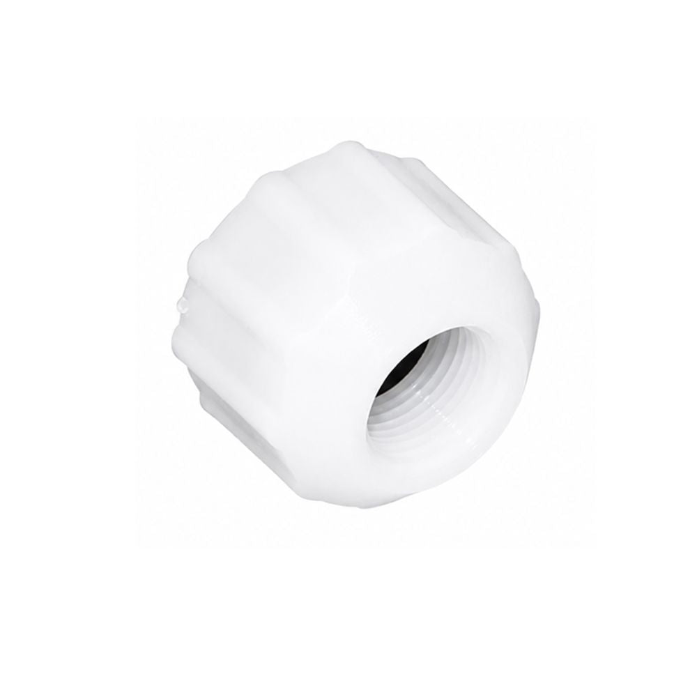 neoFit - Acetal True White F/F Reducer 1/4" x 3/4" Thread BSPP