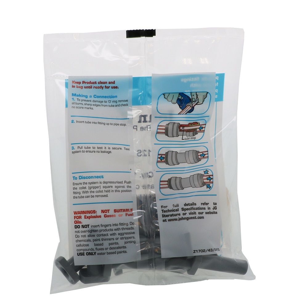 John Guest Plug - 3/8