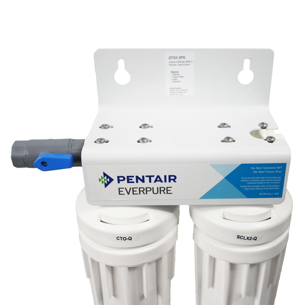 Pentair Optipure QTSX-2PG Dual Cartridge Treatment System